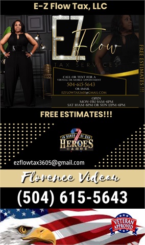 E-Z Flow Tax, LLC - Florence Videau - New Orleans