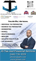JG Tax And Financial Services - Manhattan