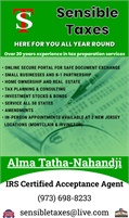 Sensible Taxes - Alma Tatha-Nahandji - Irvington
