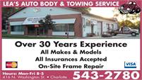 Lea's Auto Body & Towing Service