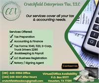 3122 Tax Solutions LLC & Crutchfield Enterprises Tax