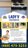 Lady V Clean Sweep Inc